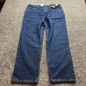 Carhartt FRB004 MDS Flame Resistant Utility Jean 38x30 Dark Wash Workwear